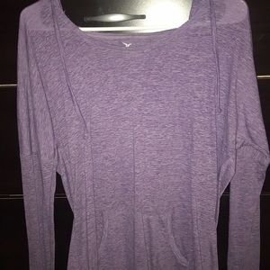 purple light hoodie